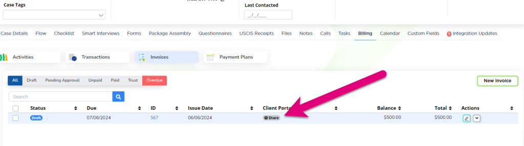 Invoice-sharing